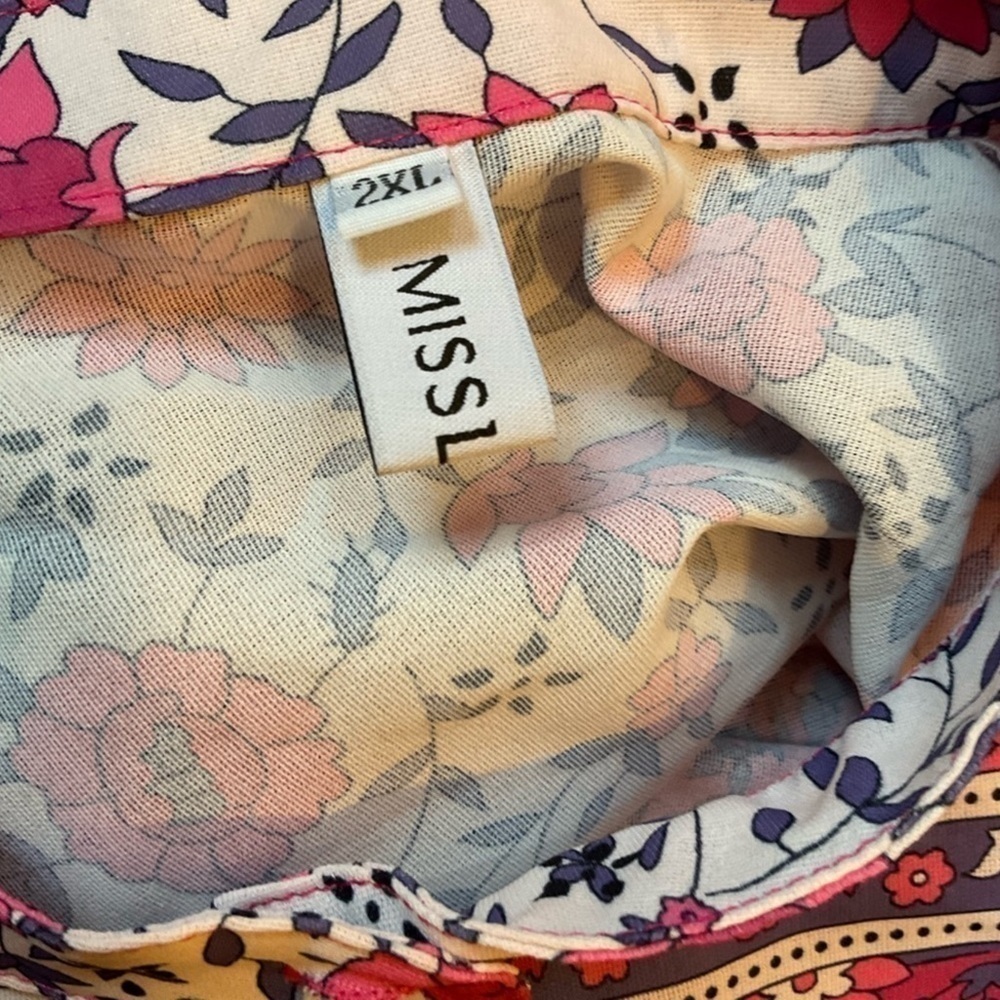 Boho‎ MissLook Dress Size 2XL NWOT - Picture 6 of 6